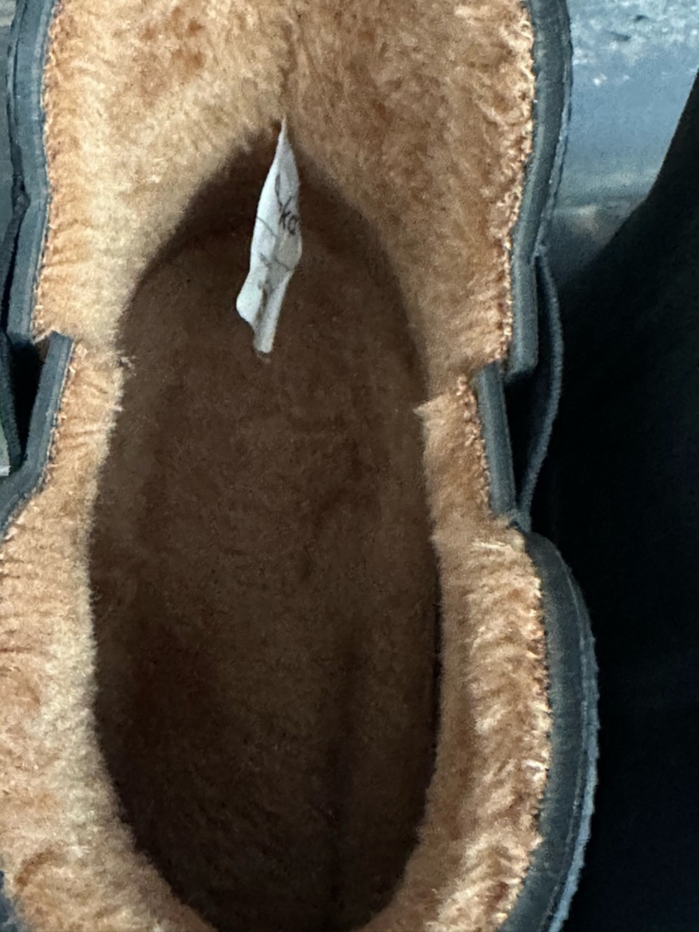 chooka Black Chelsea Rain Ankle Boots with Faux Fur Lining - Picture 6 of 9